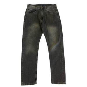 Zara Man Faded Black Denim Jeans